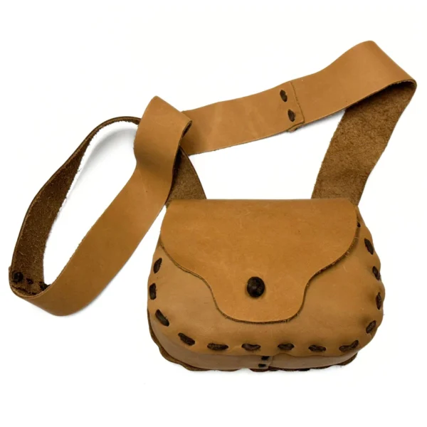 DIY Rustic Cross Body Satchel - Mountain Man Wilderness Muzzleloader Pouch - Shooting Bag Craft