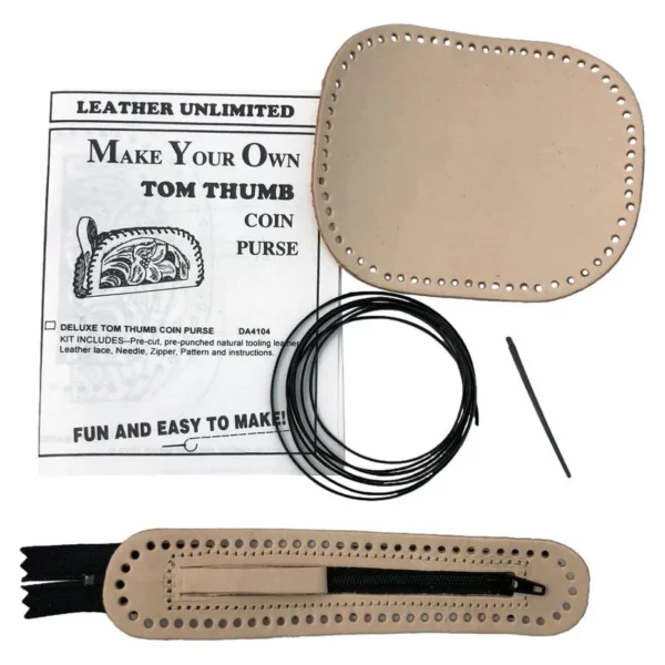 Tom Thumb Coin Purse Leather Craft Kit