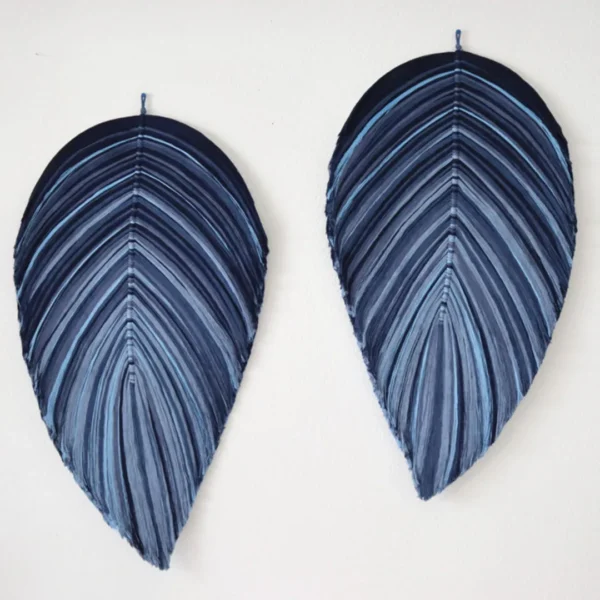 Set of Shades of Blue leaves
